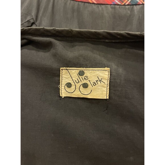 Vintage 50s/60s  red buffalo Plaid dress, Jacket and Belt Julie Clark - Picture 8 of 8